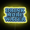 Water Hydration Reminder RGB Neon Sign for Home Office Decor
