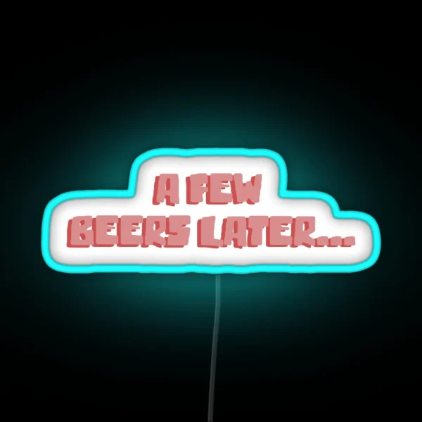 Drinking RGB Neon Sign
