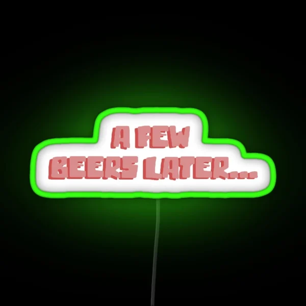 Drinking RGB Neon Sign