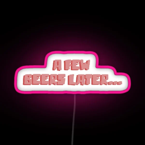 Drinking RGB Neon Sign