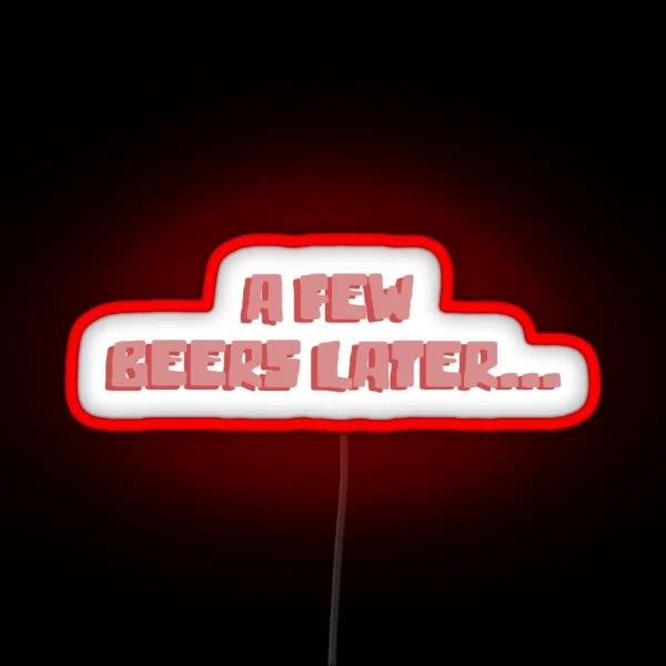 Drinking RGB Neon Sign