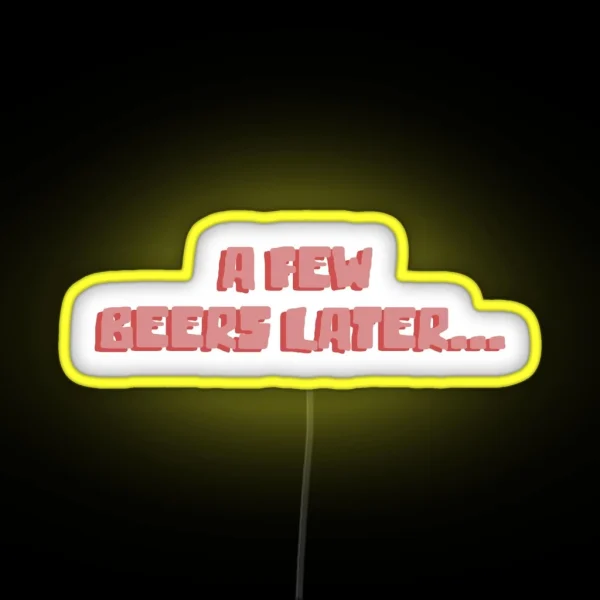 Drinking RGB Neon Sign