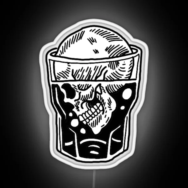 Drinking To Death RGB Neon Sign