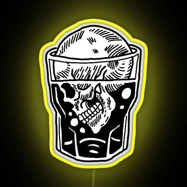 Drinking To Death RGB Neon Sign