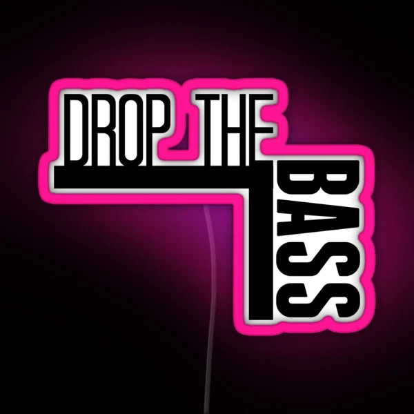 Drop The Bass RGB Neon Sign