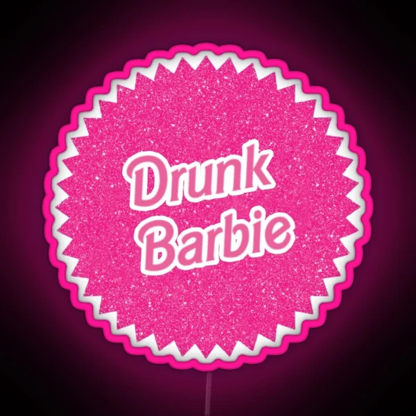 Drunk Barbie RGB Neon Sign