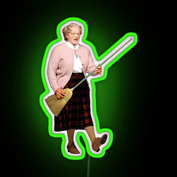 DU NU DU NU DUDE LOOKS LIKE A LADY RGB Neon Sign
