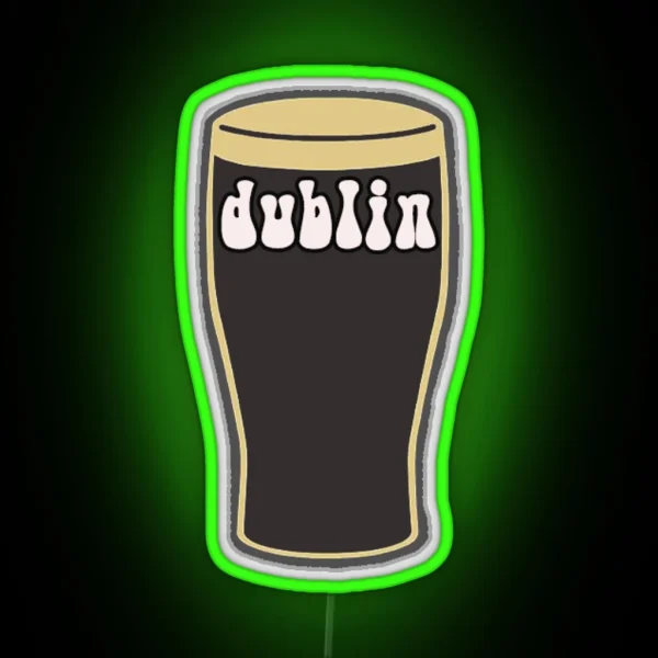 Dublin Pint RGB Neon Sign