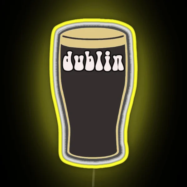Dublin Pint RGB Neon Sign