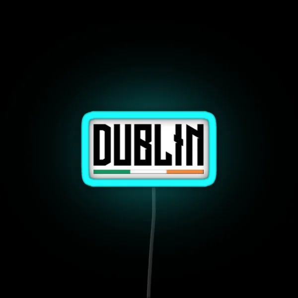 Dublin RGB Neon Sign