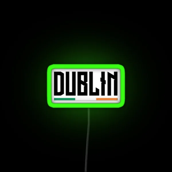 Dublin RGB Neon Sign
