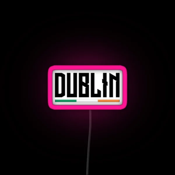 Dublin RGB Neon Sign