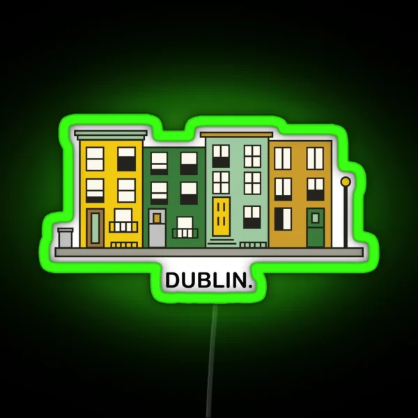 Dublin RGB Neon Sign