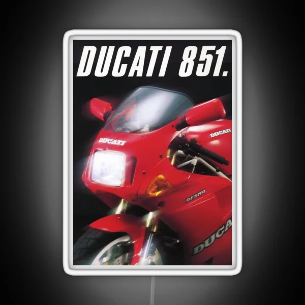 Ducati 851 Superbike RGB Neon Sign