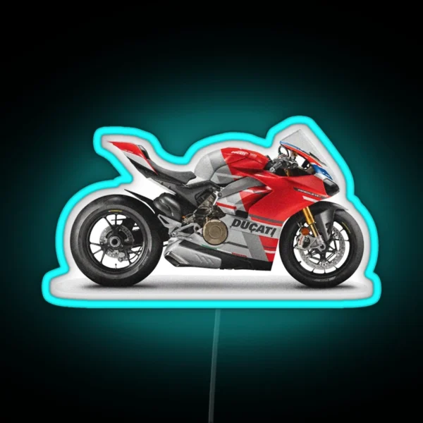 Ducati Panigale V4 S Corse RGB Neon Sign