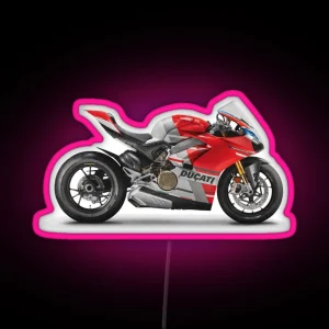 Ducati Panigale V4 S Corse RGB Neon Sign