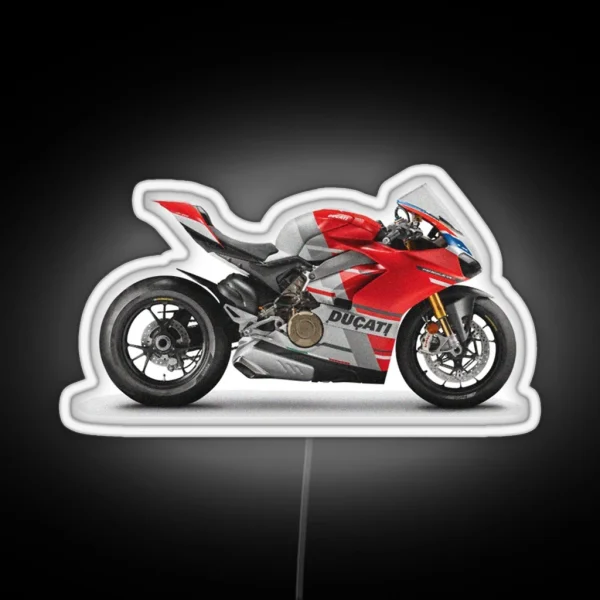 Ducati Panigale V4 S Corse RGB Neon Sign