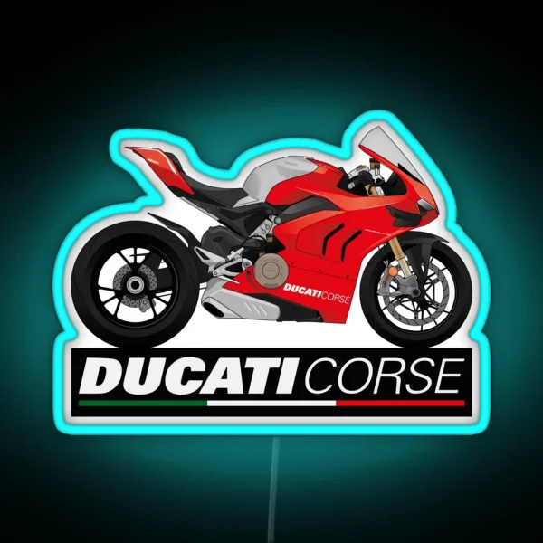 Ducati Panigale V4R RGB Neon Sign