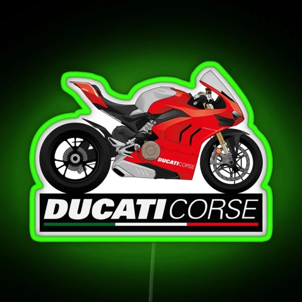 Ducati Panigale V4R RGB Neon Sign
