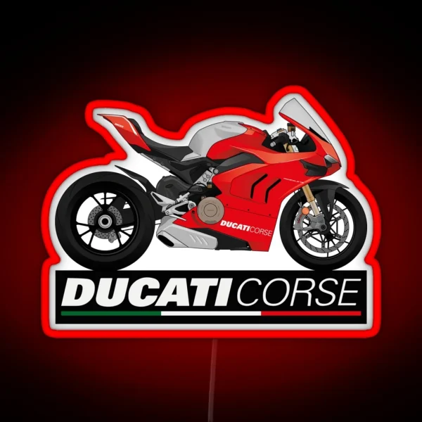 Ducati Panigale V4R RGB Neon Sign
