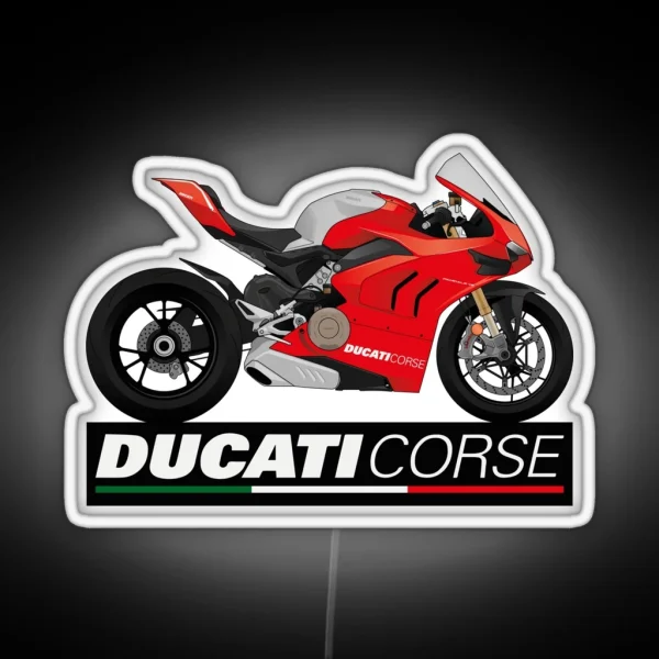 Ducati Panigale V4R RGB Neon Sign