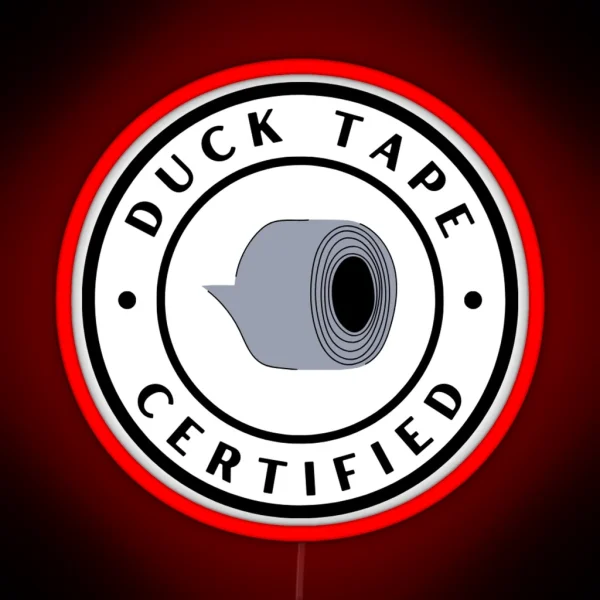 Duck Tape Certified RGB Neon Sign