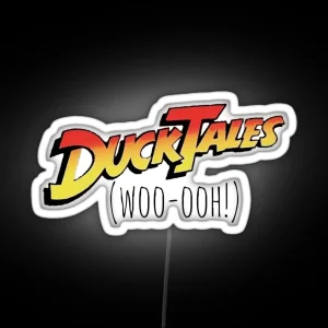 Ducktales Woo Ooh RGB Neon Sign