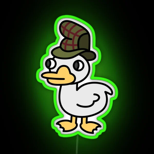 Ducktective RGB Neon Sign
