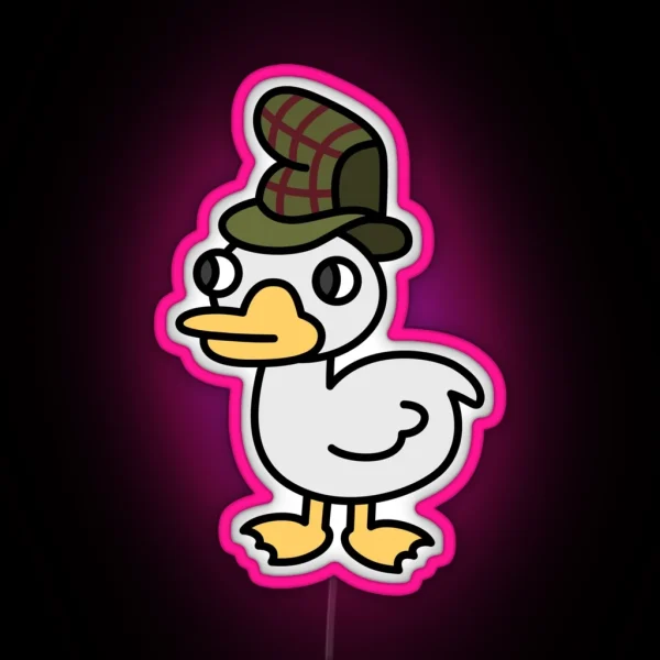 Ducktective RGB Neon Sign