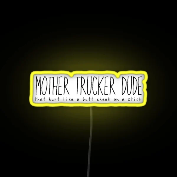 Dude Vine RGB Neon Sign