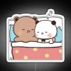 Cuddle Love Furry Friends Neon Sign with RGB Colorful Lighting