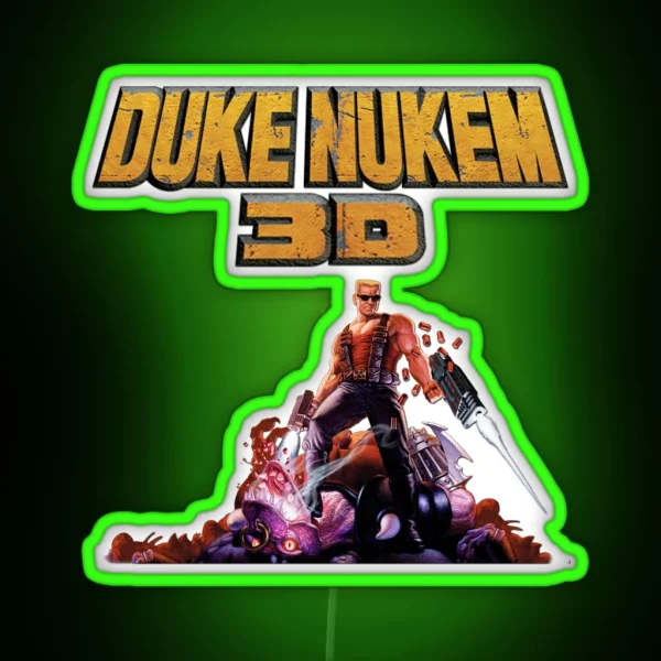 Duke 3D RGB Neon Sign
