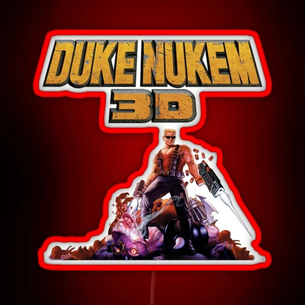 Duke 3D RGB Neon Sign