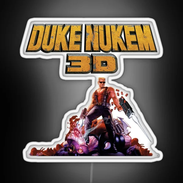 Duke 3D RGB Neon Sign