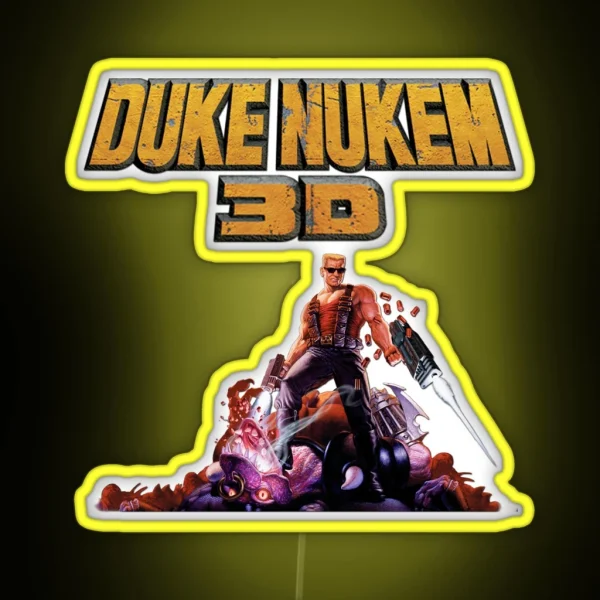 Duke 3D RGB Neon Sign