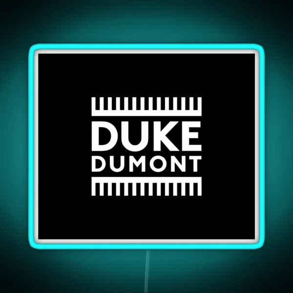 Duke Dumont RGB Neon Sign
