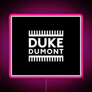 Duke Dumont RGB Neon Sign