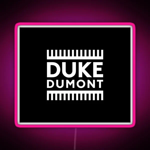 Duke Dumont RGB Neon Sign