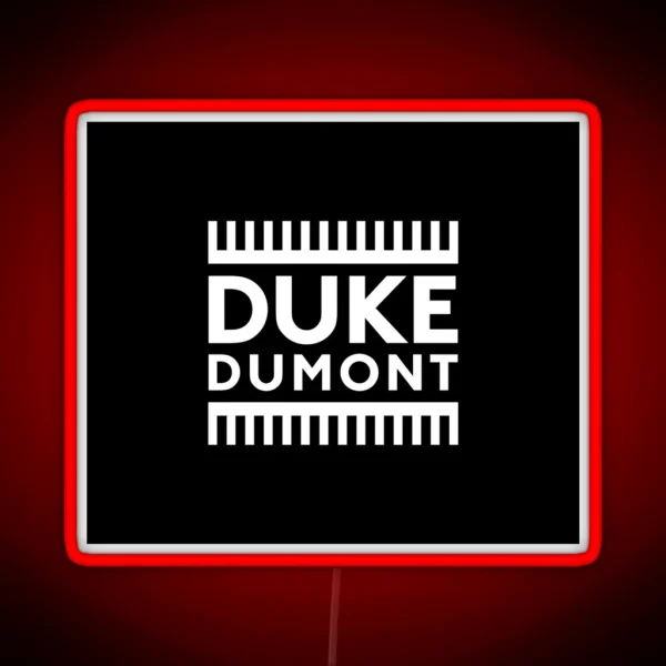 Duke Dumont RGB Neon Sign