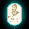 Vintage Whiskey Club Decor - Duke Silver Lagavulin RGB Neon Sign