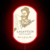 Neon Lagavulin Whisky Sign in RGB Color Changing Glass Tube