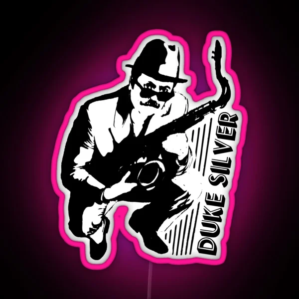 Duke Silver Parks And Recreation Ron Swanson RGB Neon Sign