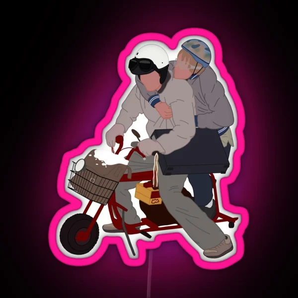 Dumb And Dumber Mini Bike RGB Neon Sign