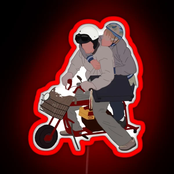 Dumb And Dumber Mini Bike RGB Neon Sign