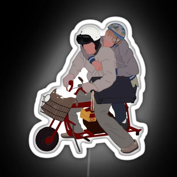 Dumb And Dumber Mini Bike RGB Neon Sign
