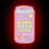 Controversial Bar Decor with Bold, Eye-Catching Neon Light Display
