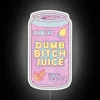 RGB Neon Bar Sign - Dumb Bitch Juice Can Design