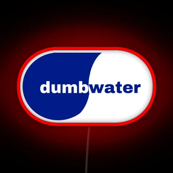 Dumb Water Smart Water Logo RGB Neon Sign