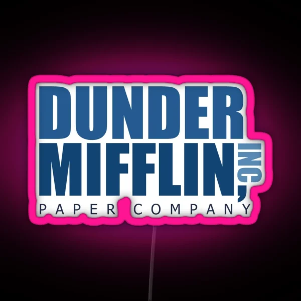 Dunder Mifflin RGB Neon Sign