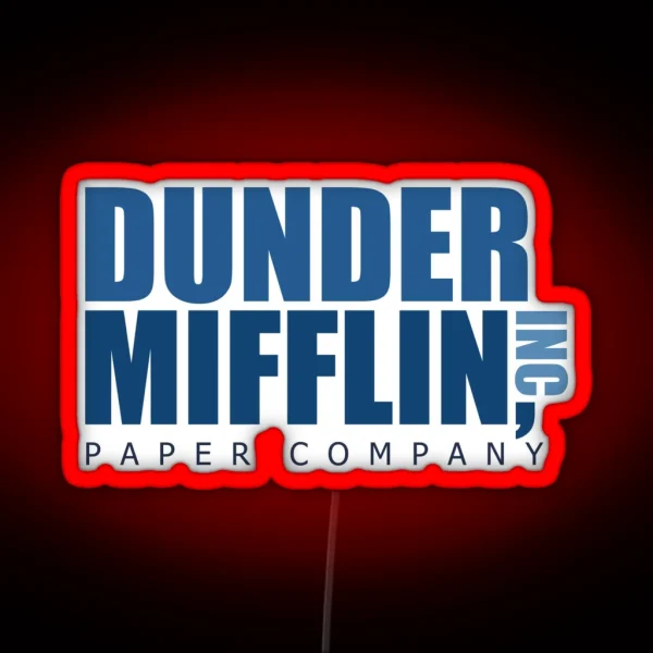 Dunder Mifflin RGB Neon Sign